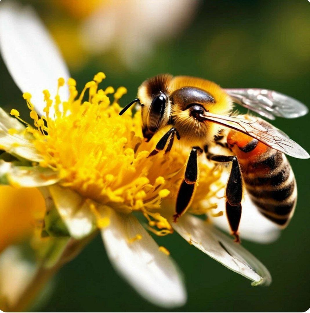 Collecting pollen