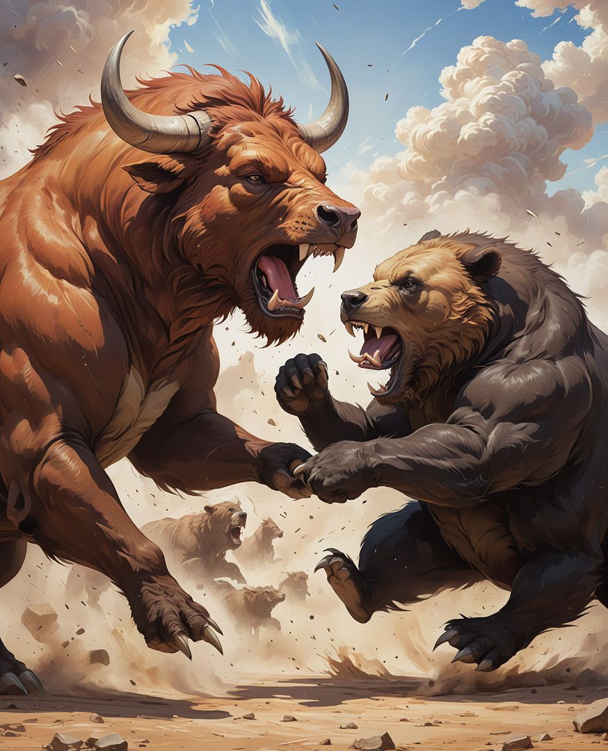 bull beats a bear