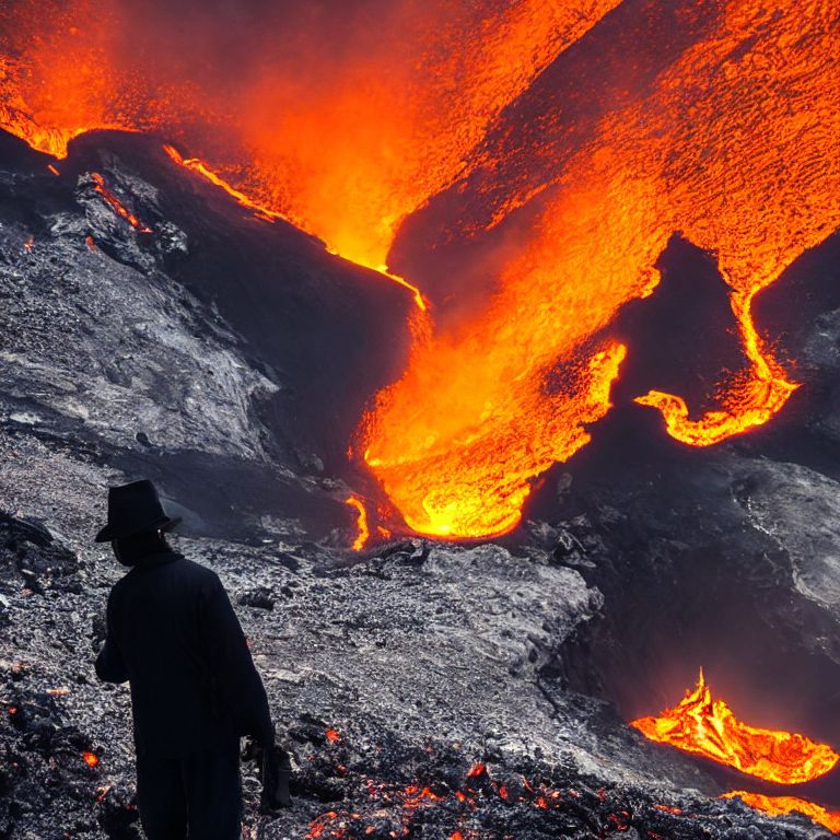 Shadow in Volcano