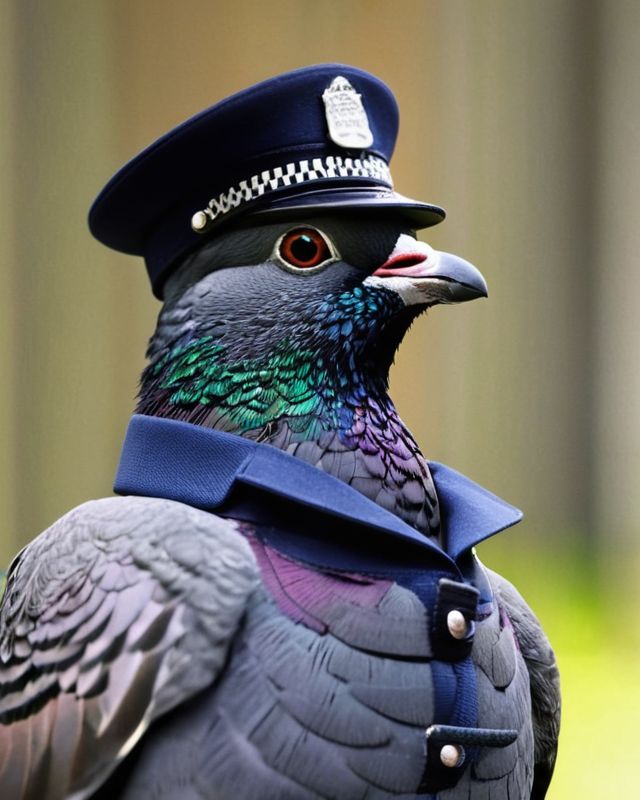 pigeon policeman