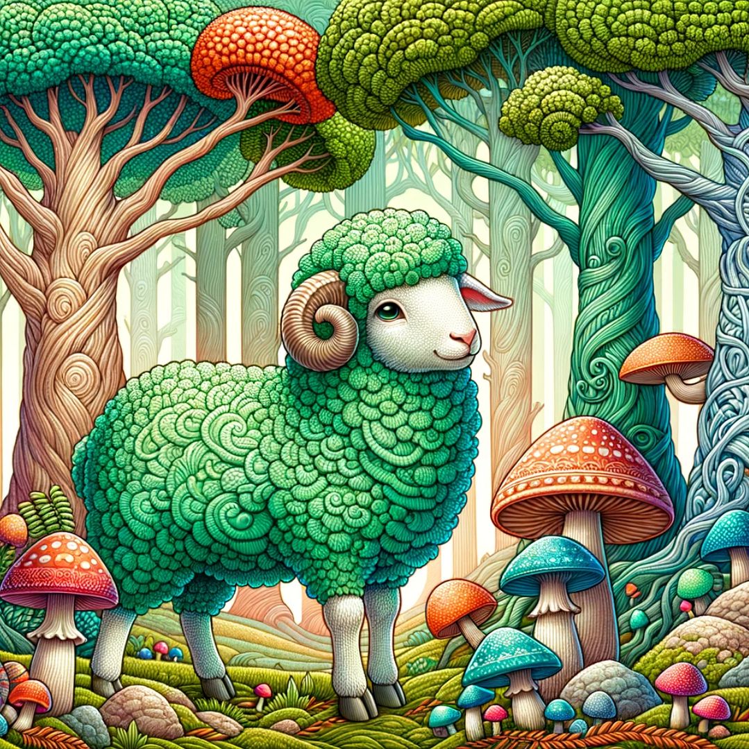 A Green Sheep Entering the Regen World