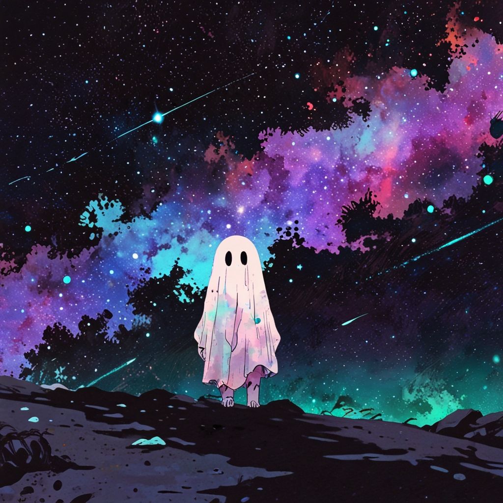 Stargazing Ghost in a Cosmic Dream