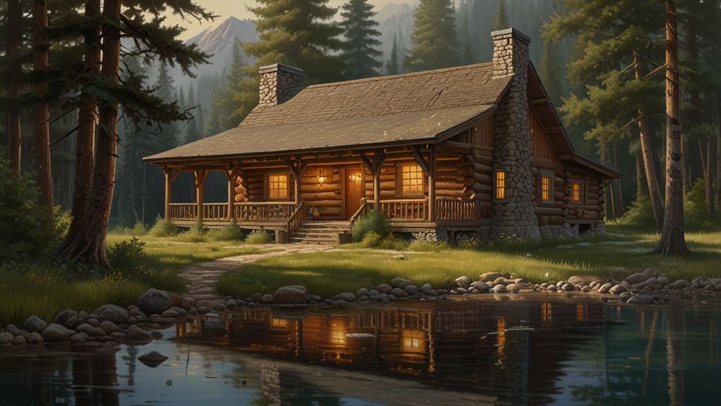 A_secluded_mountain_retreat_nestled_in_a_1