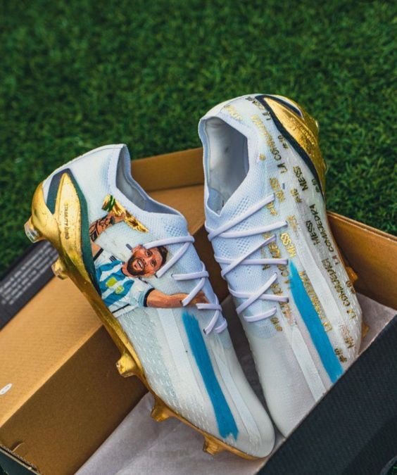 Gold Messi Boots