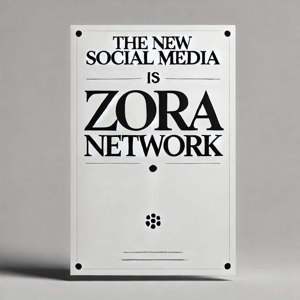 The New Social Media is Zora Network