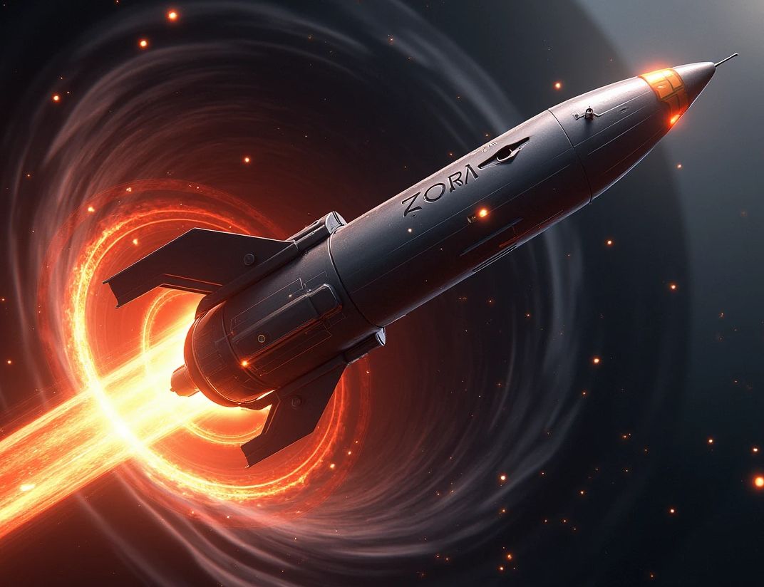 Rocket overcoming a black hole