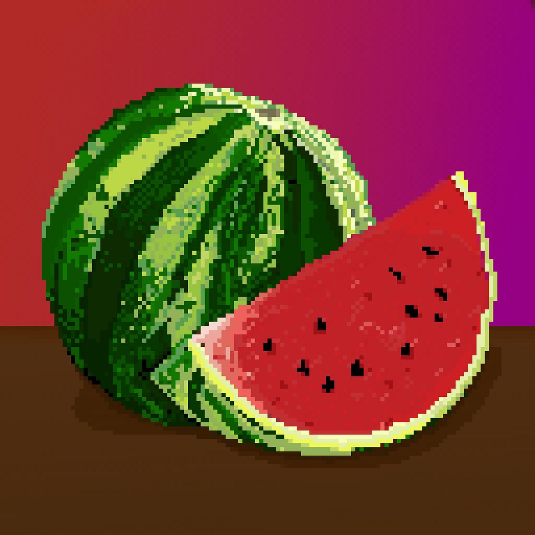 Watermelon Pixel Slice