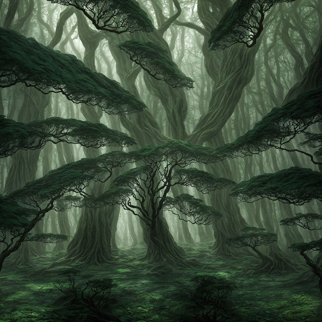 mysterious forest