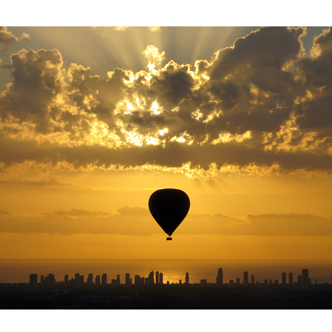 Mint australian hot air balloon