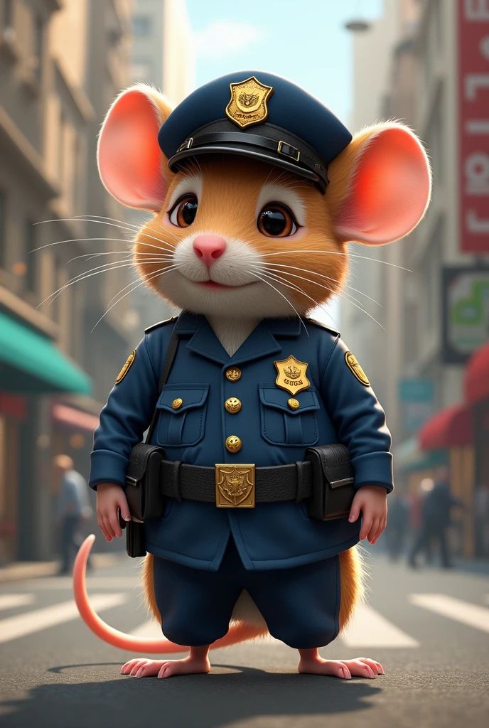 The mouse is a policeman