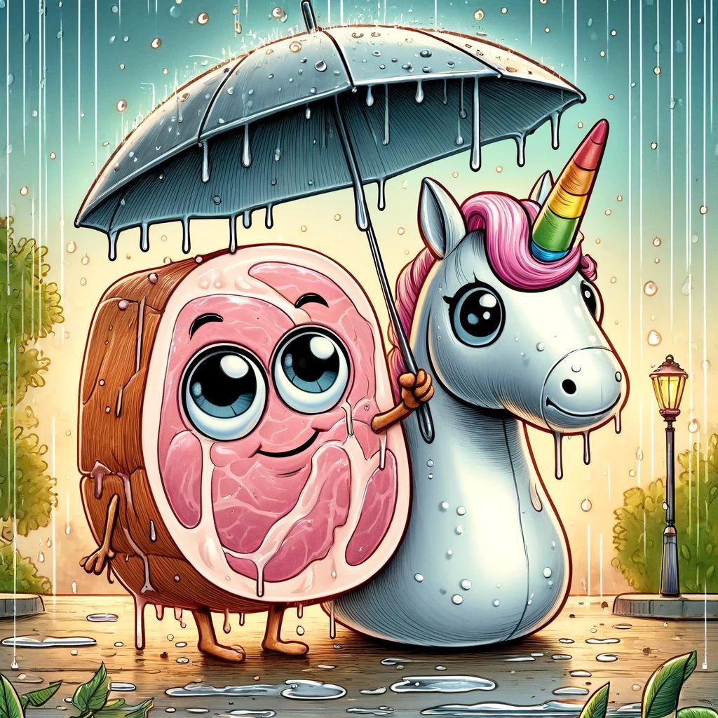 HAMart #20 - Hamie and Floatie rain