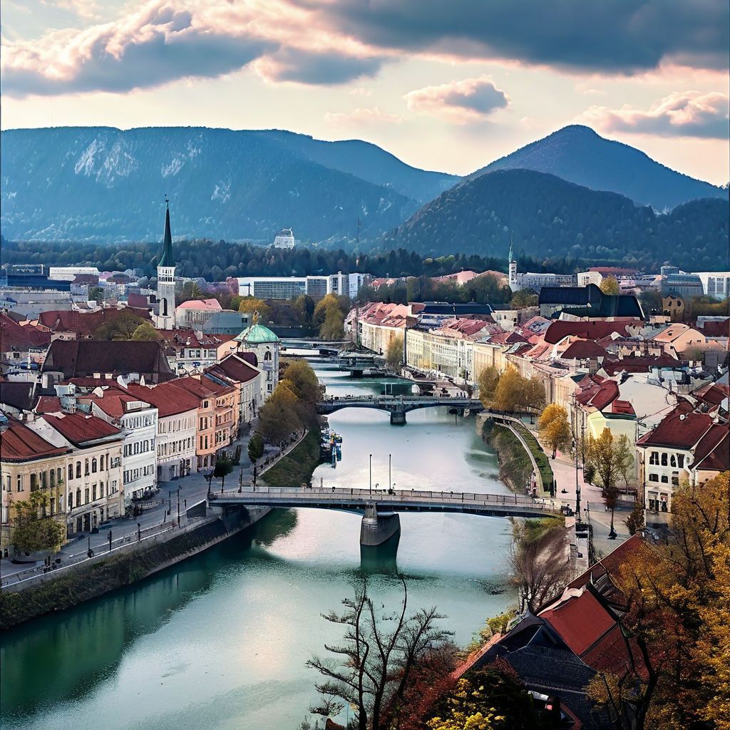 Ljubljana, capital of Slovenia