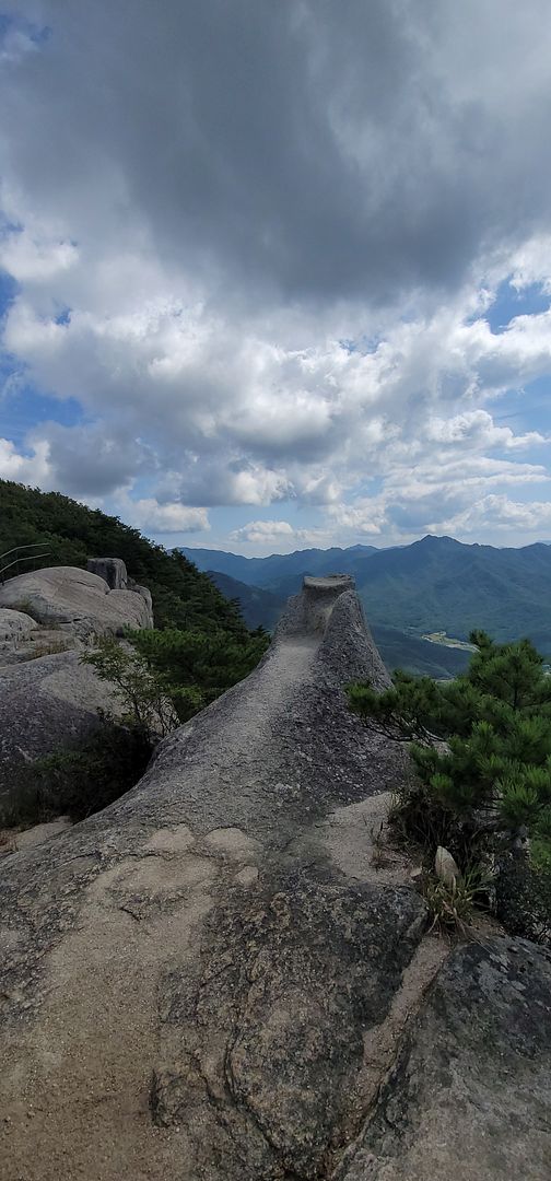 Jangseongbong PeaK’s specialty! chair rock  230909  Goesan Chungcheongbuk-do South Korea