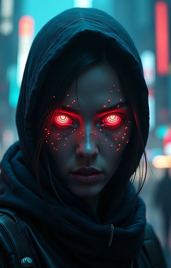 Cyberpunk eyes