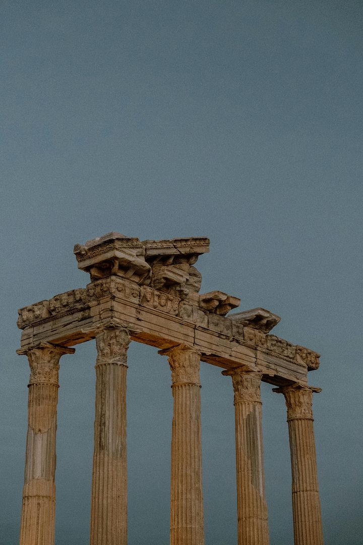 Ruin on Apollo Temple in Side