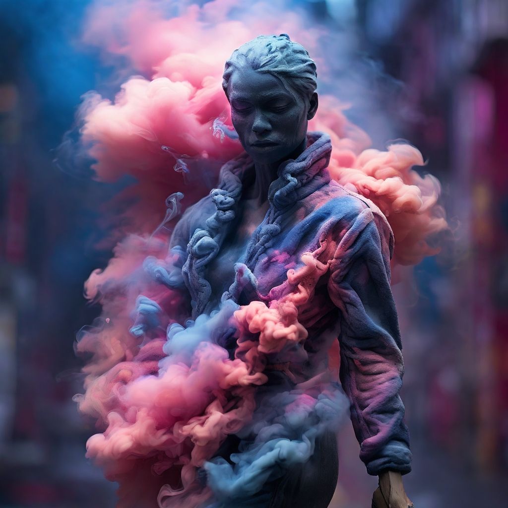 pastel smoke