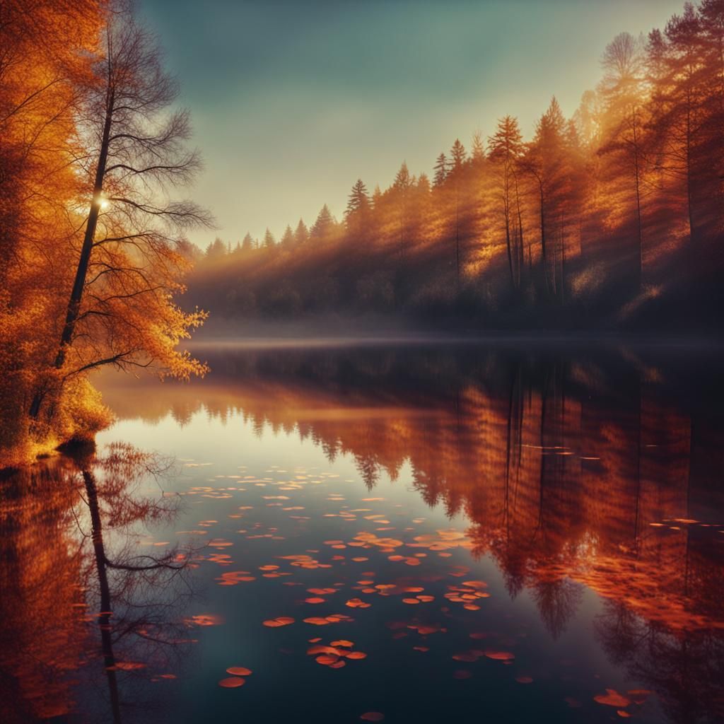 lake autumn