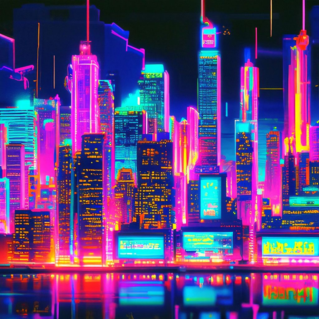 Neon city...