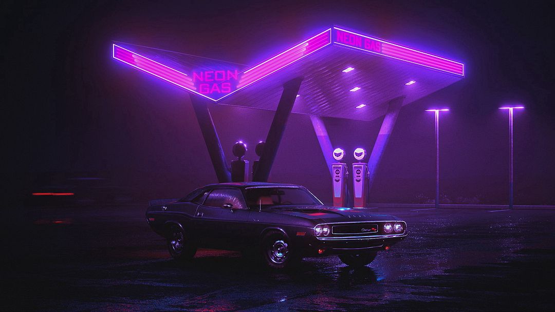 omg neon car gas