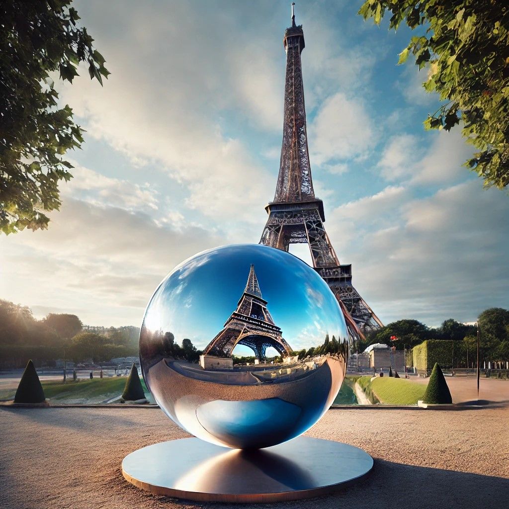 ZORB at the Eiffel Tower