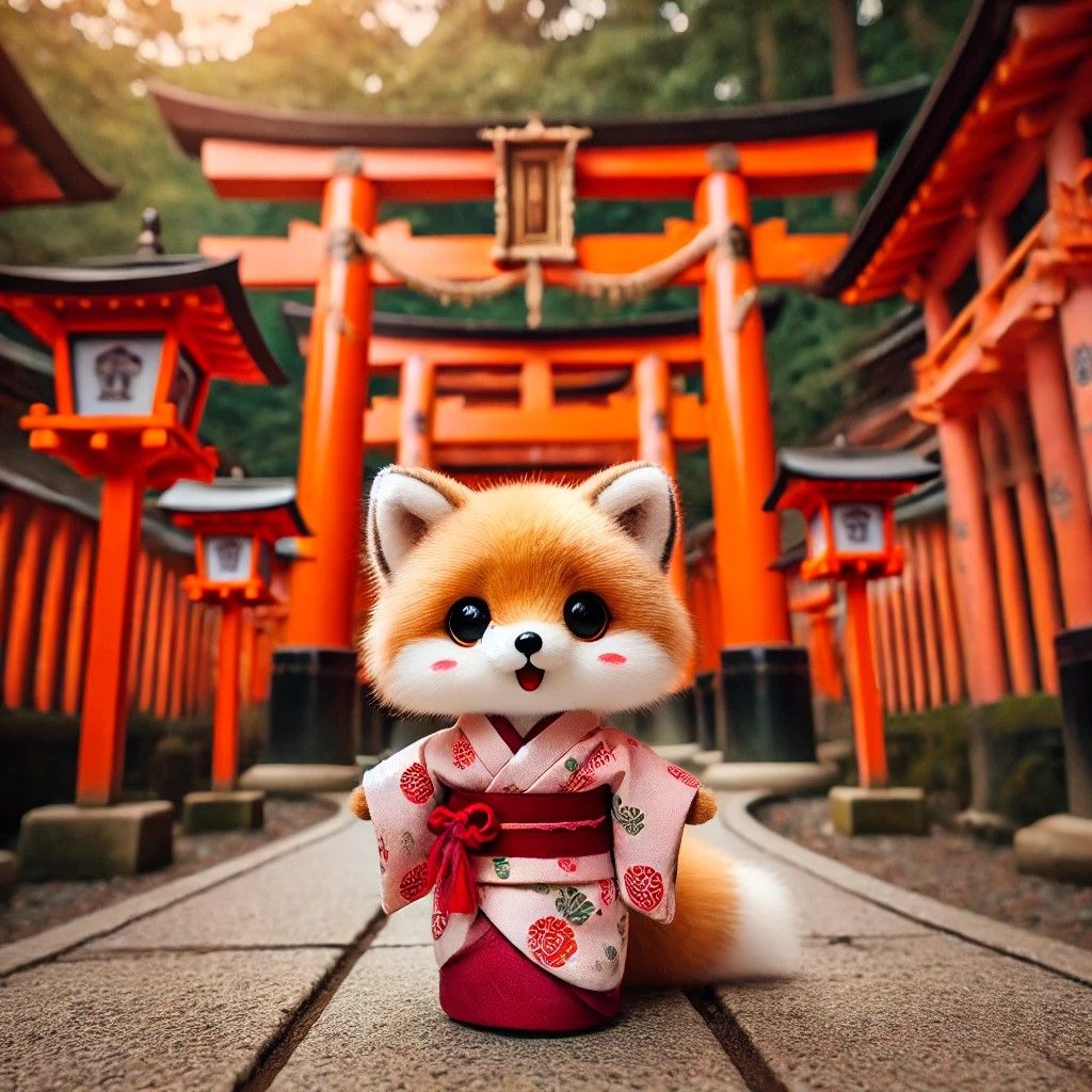 Fushimi Inari Shrine in Kyoto, Japan