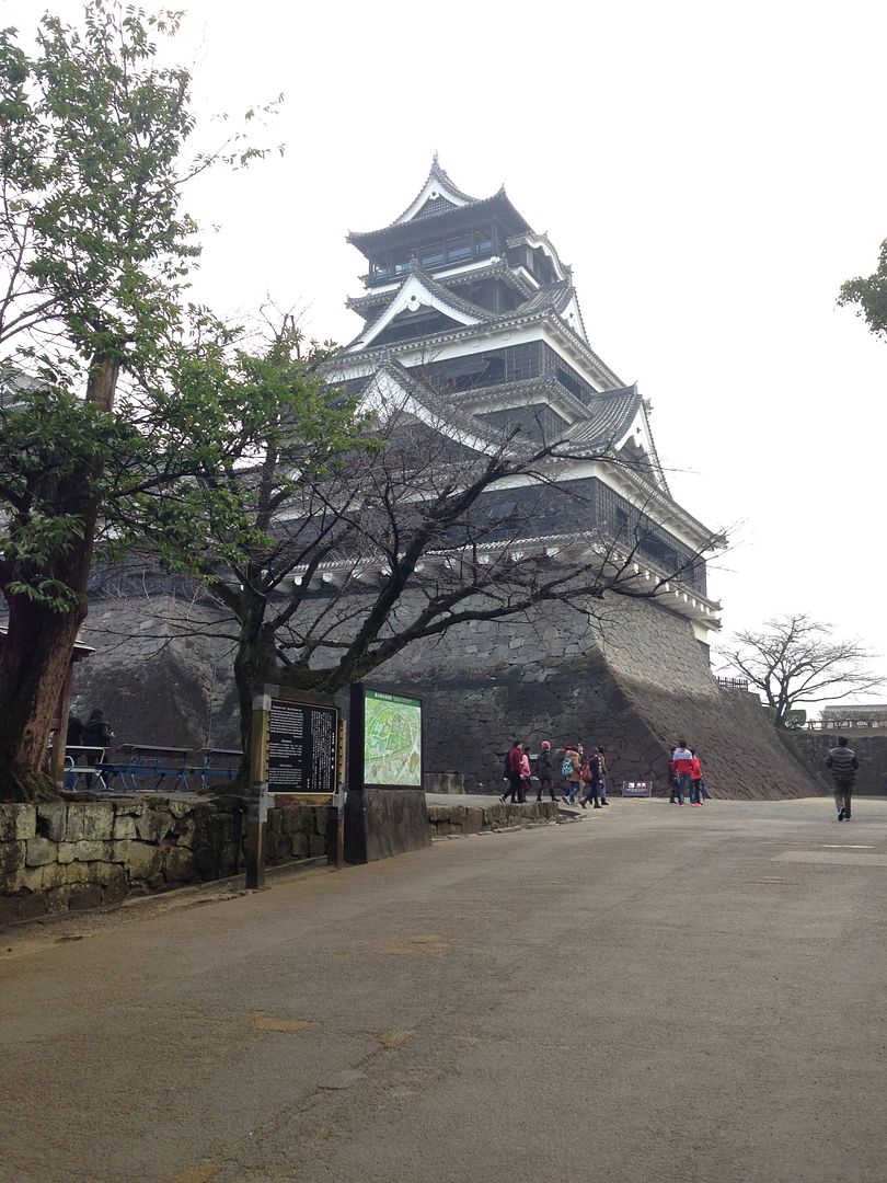 This castle is located in Kochi, Japan!  It is a tourist attraction and very popular ♫