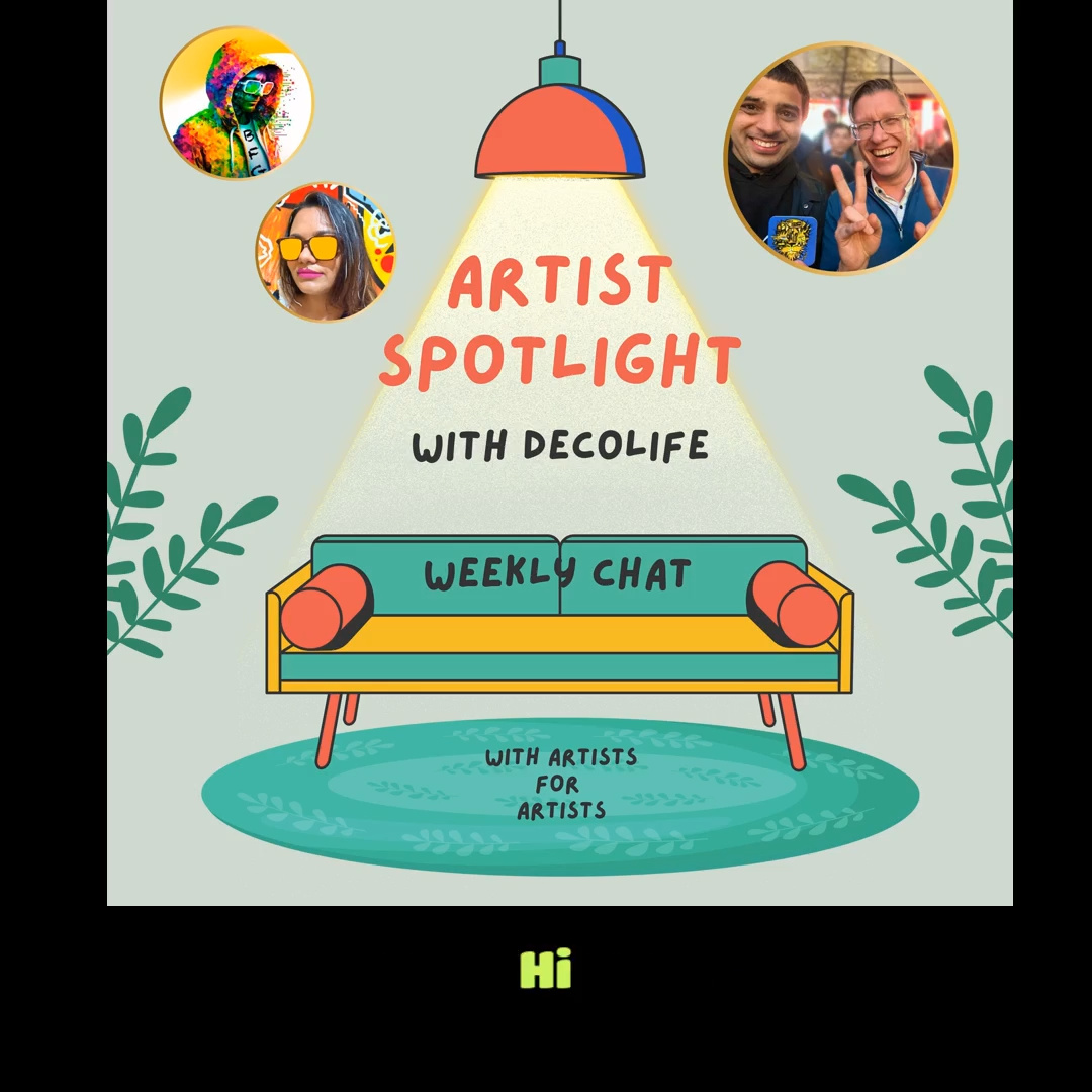 Decolife - Artist Spotlight - AUDIO chat about journey to art and onchain