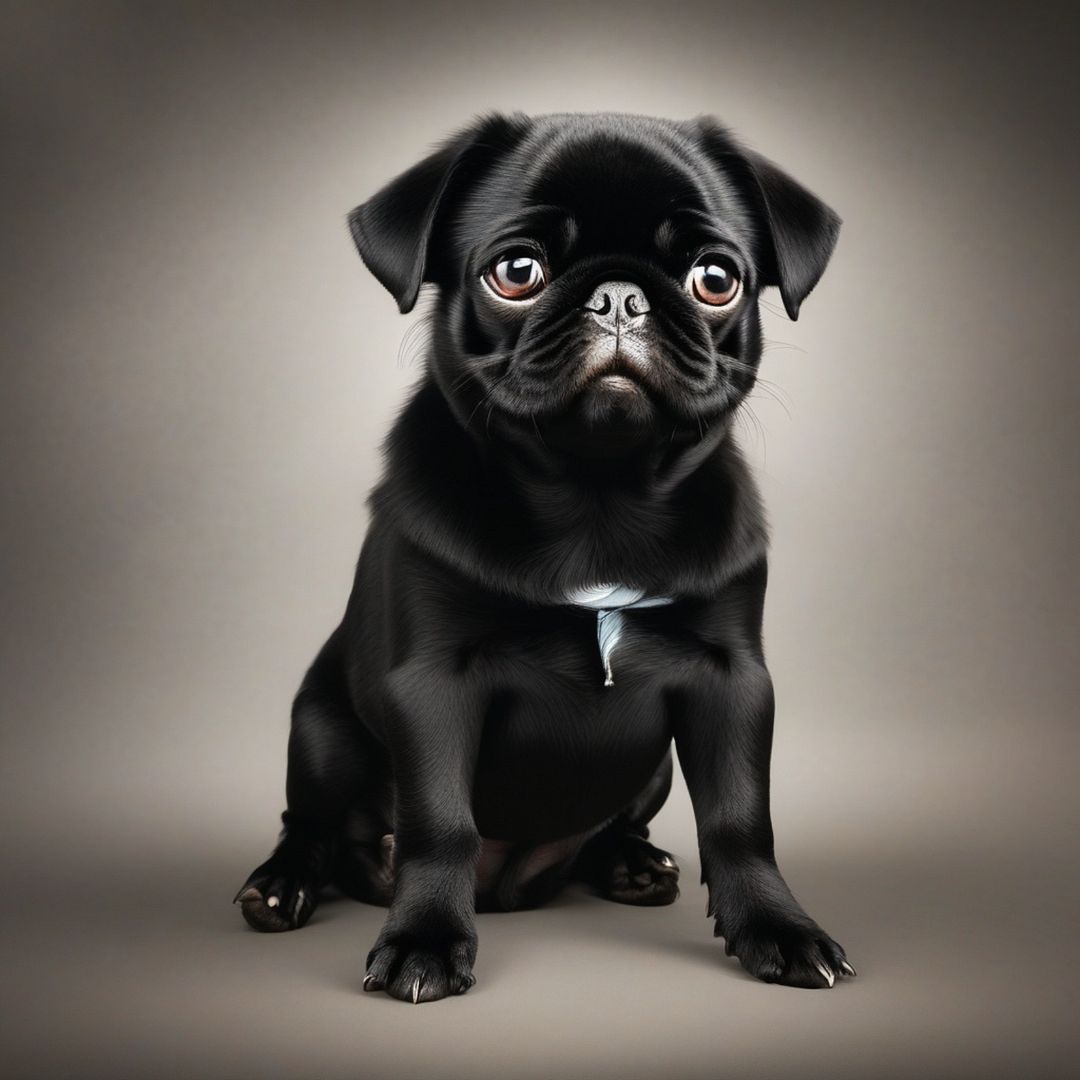 black pug