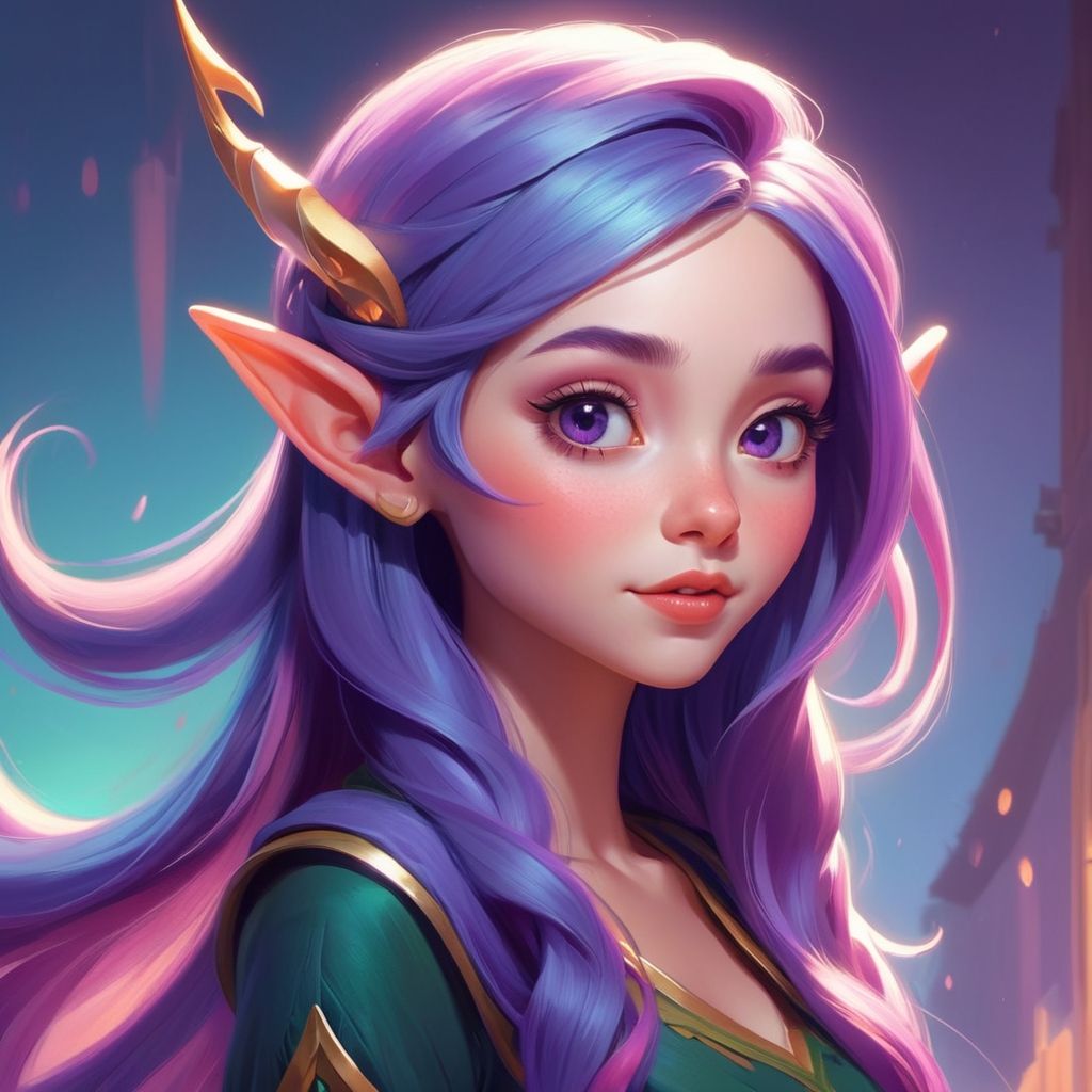 purple elf