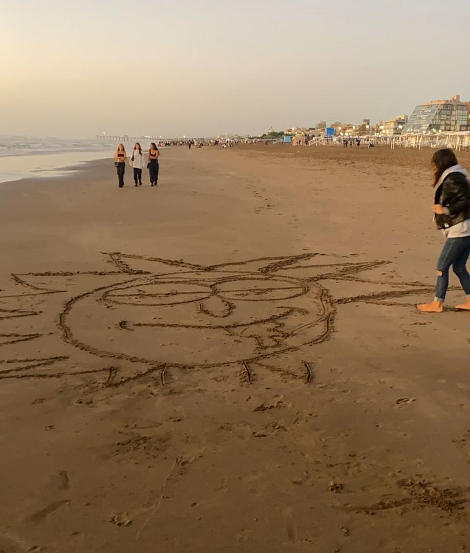 Drawings in the sand