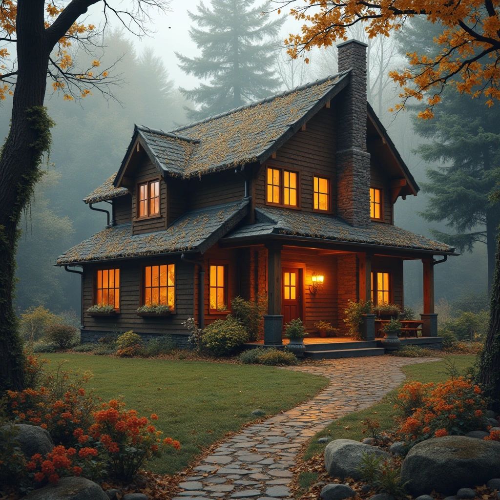 House in wood