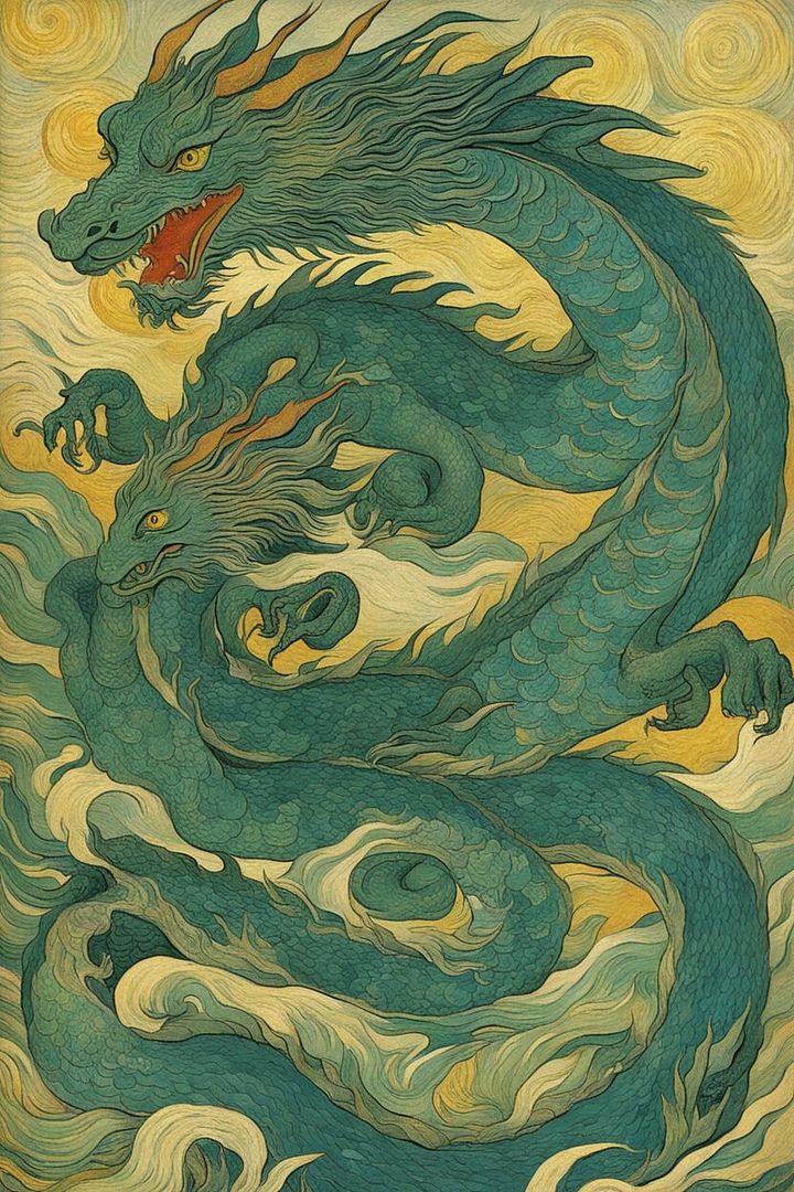 the dragon by Van gogh 2