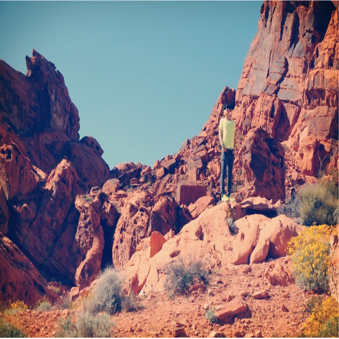 Lasvegas Desert Man