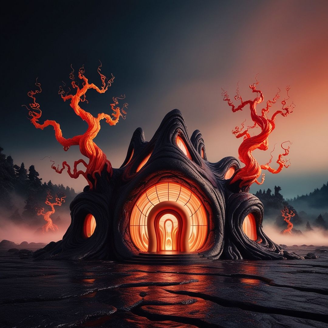 Lava house