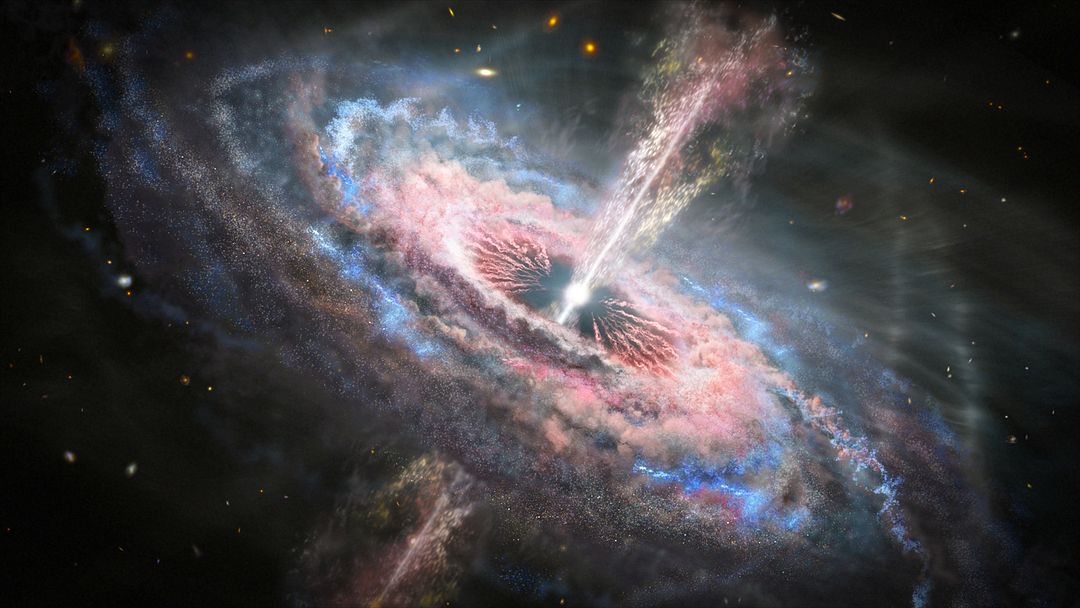 Quasar Outflow (Illustration)