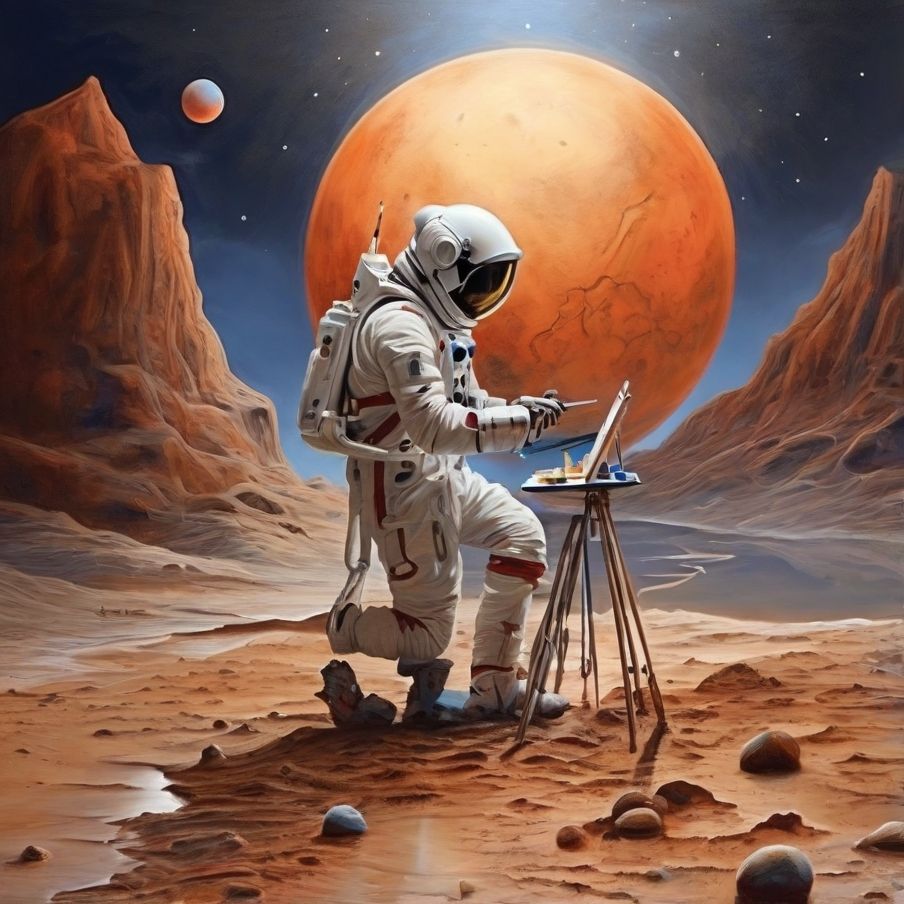 Mars paints