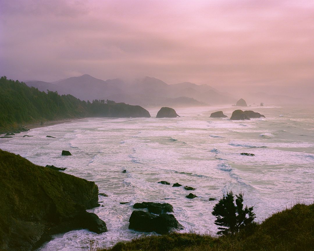 dusk on highway 101