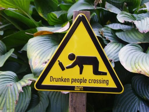 Drunken People Crossing