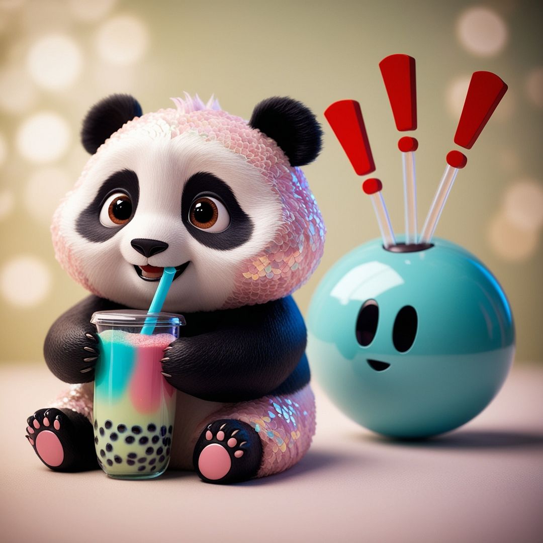 Enjoy Panda Bubble Tea