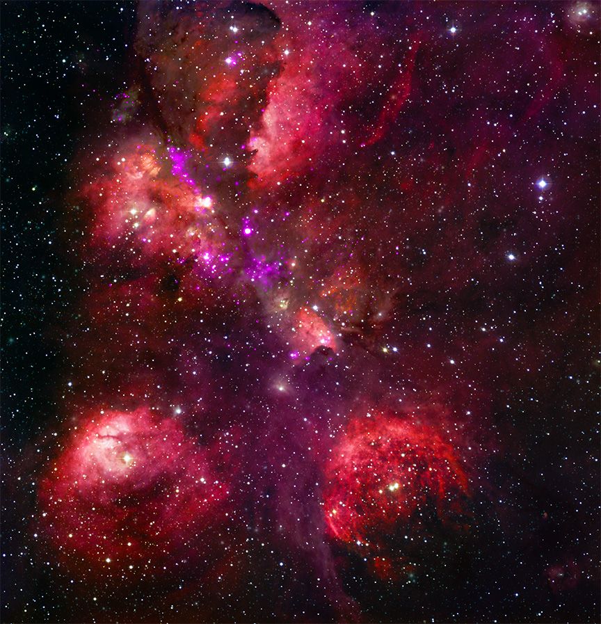 The Cat's Paw Nebula (NGC 6334)_X-ray (Chandra)