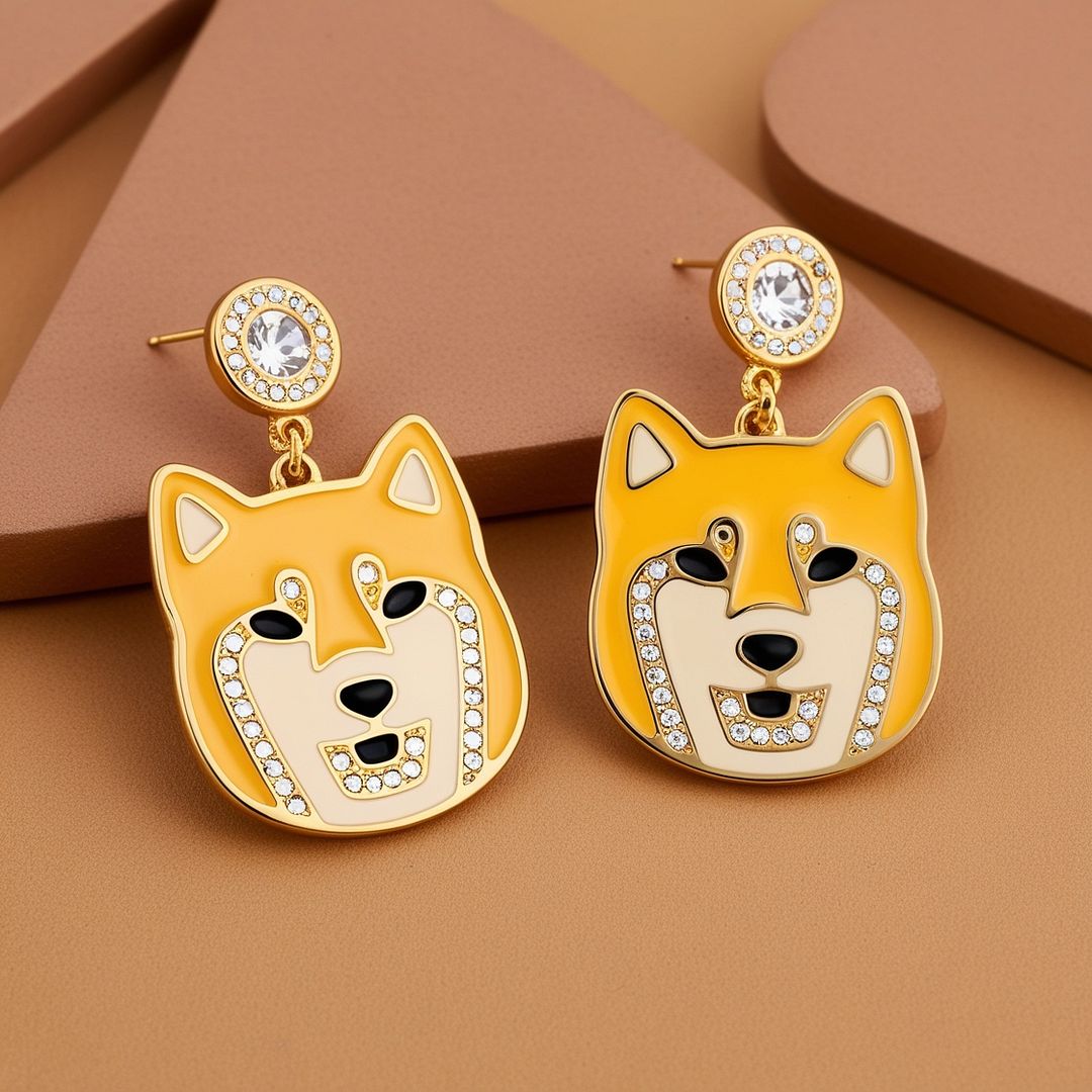 shiba earrings