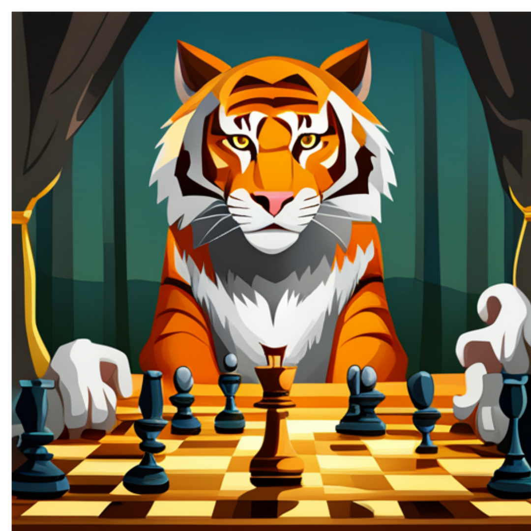 Tiger play chess