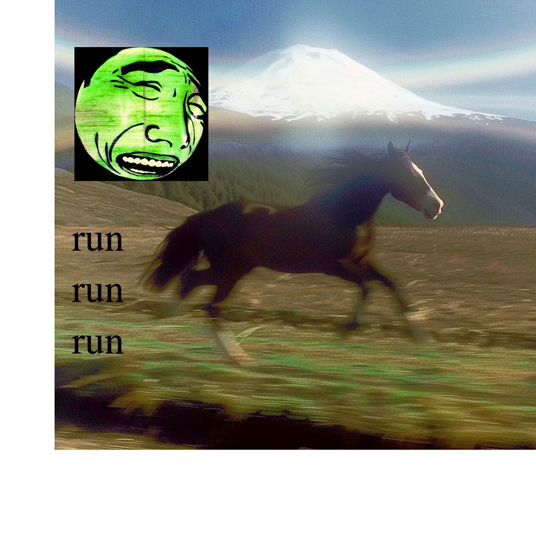 Running horse