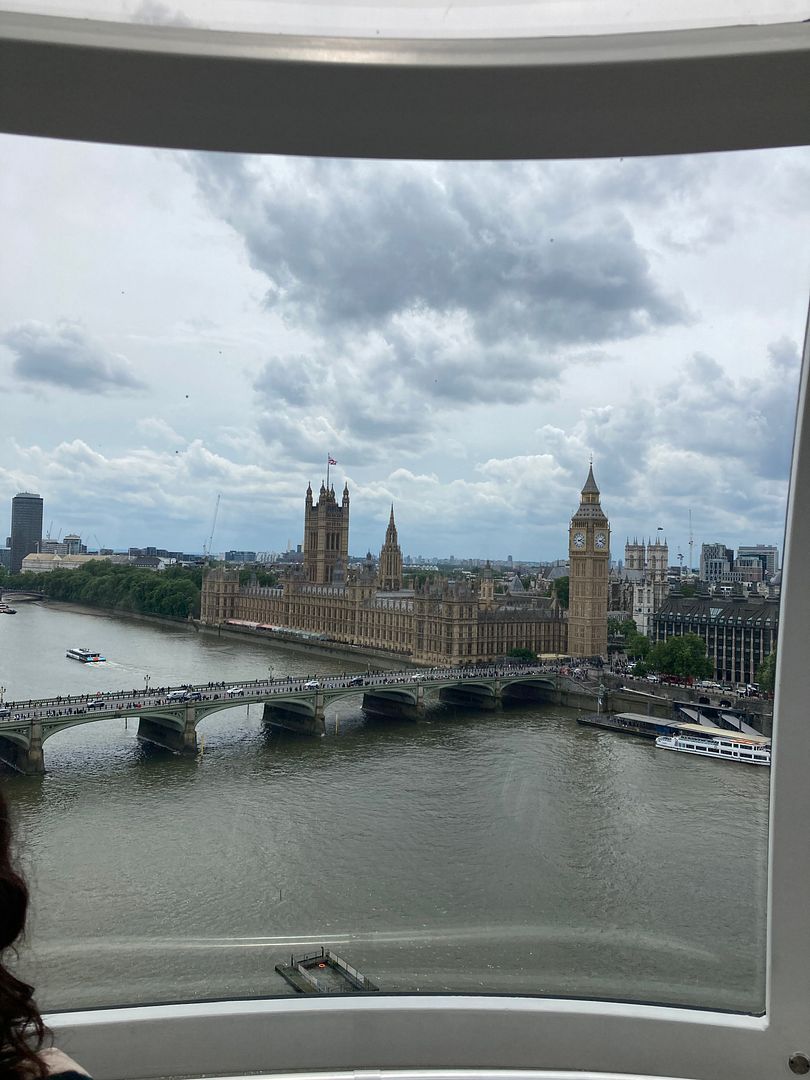 Big Ben view from London Eye