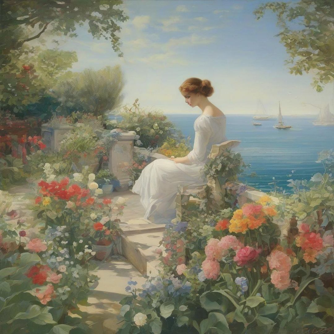 Woman in the garden