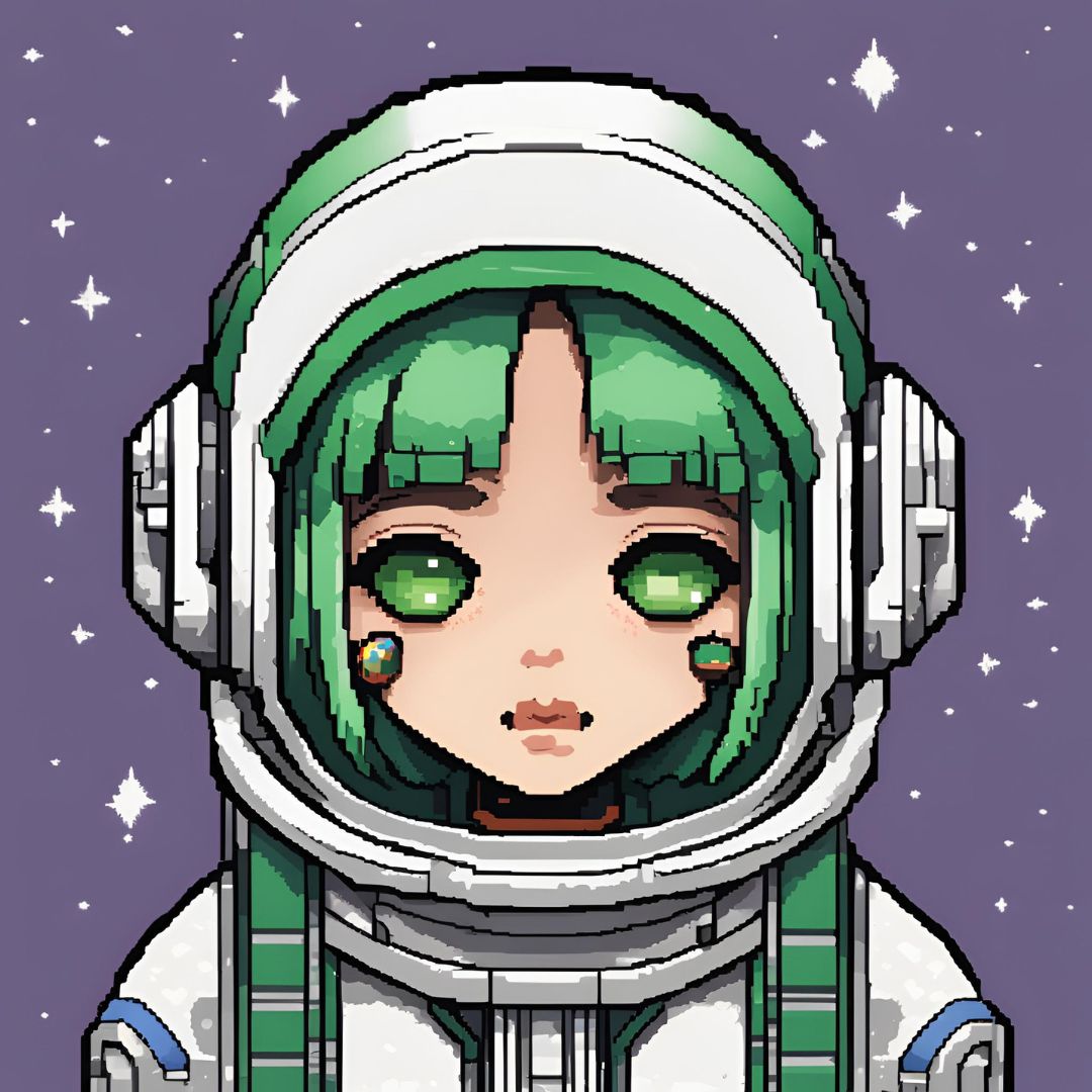 Pixel Space Lady