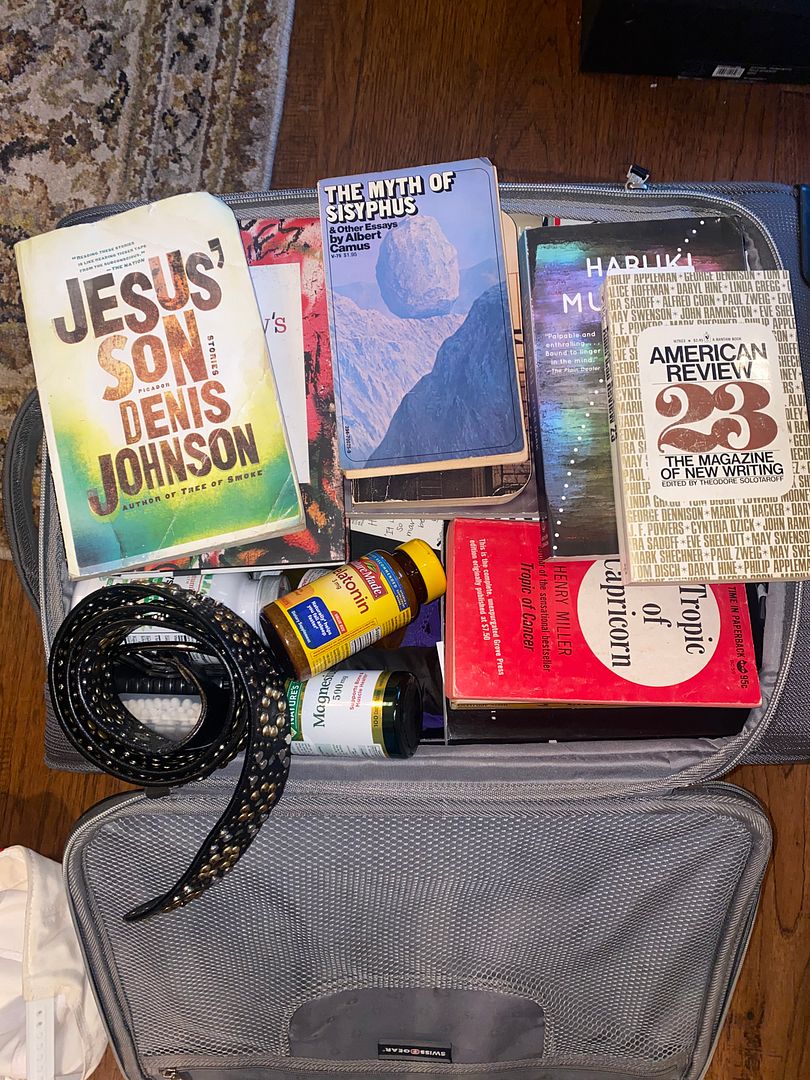 my carry on when I moved to New York