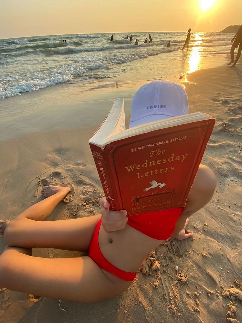 Red book and the beach