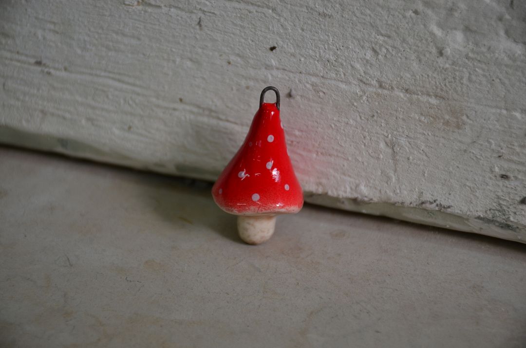 Ceramic fly agaric