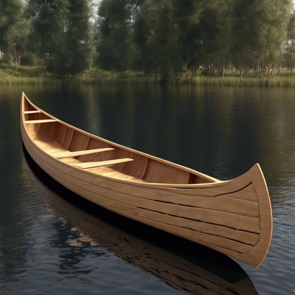 632369_wooden canoe, 3d render, GLB, high resolution_xl-1024-v1-0